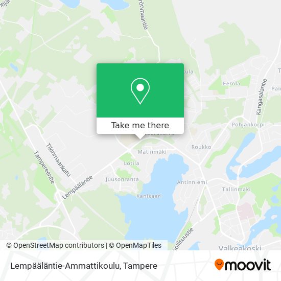 Lempääläntie-Ammattikoulu map