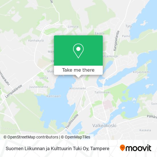 Suomen Liikunnan ja Kulttuurin Tuki Oy map