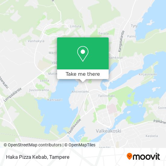 Haka Pizza Kebab map