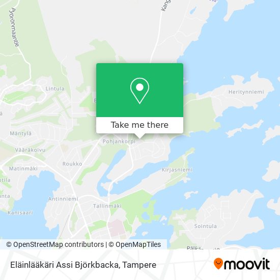 Eläinlääkäri Assi Björkbacka map