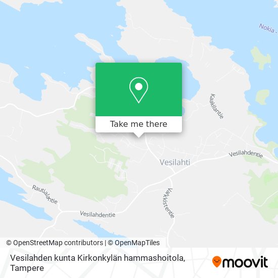 Vesilahden kunta Kirkonkylän hammashoitola map