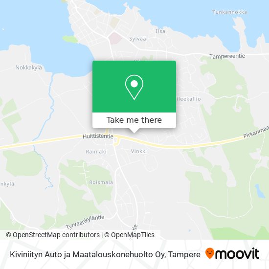 Kiviniityn Auto ja Maatalouskonehuolto Oy map
