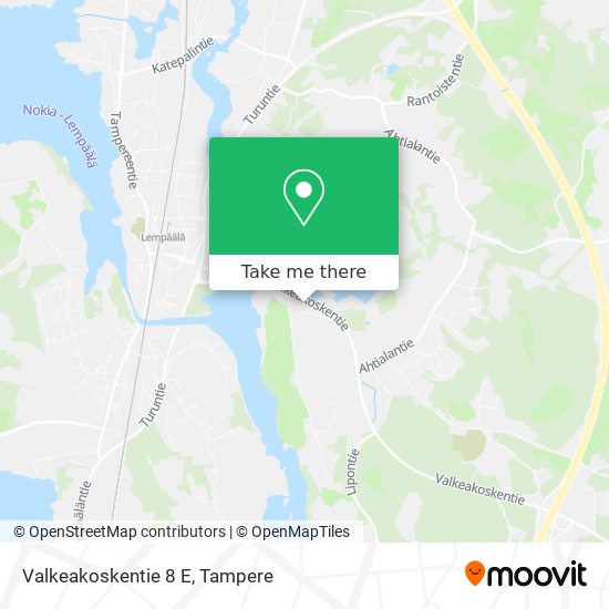 Valkeakoskentie 8 E map