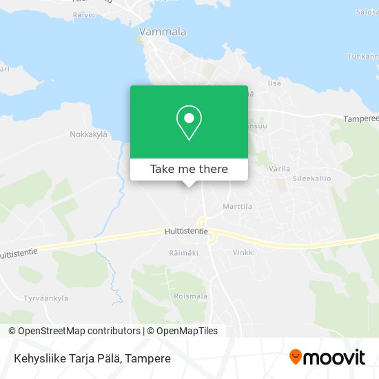 Kehysliike Tarja Pälä map