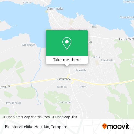 Eläintarvikeliike Haukkis map