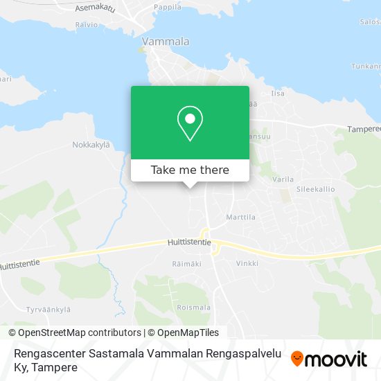 Rengascenter Sastamala Vammalan Rengaspalvelu Ky map