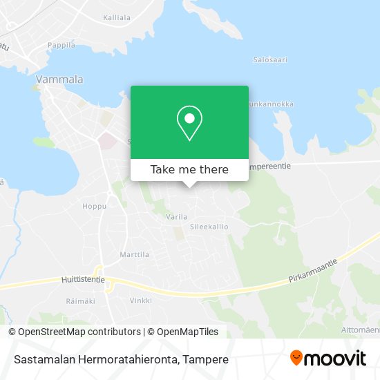 Sastamalan Hermoratahieronta map