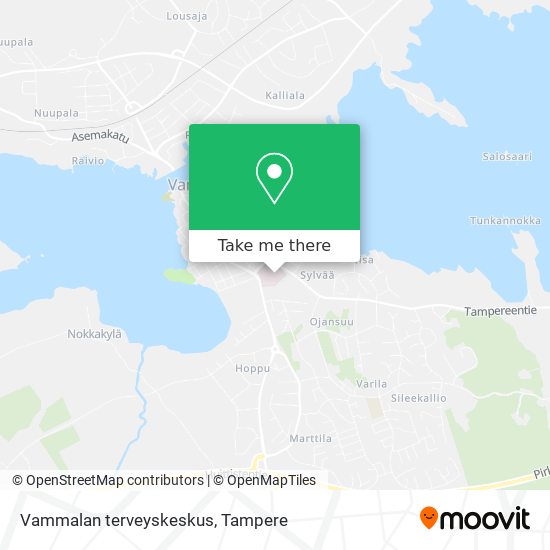 Vammalan terveyskeskus map