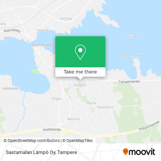 Sastamalan Lämpö Oy map
