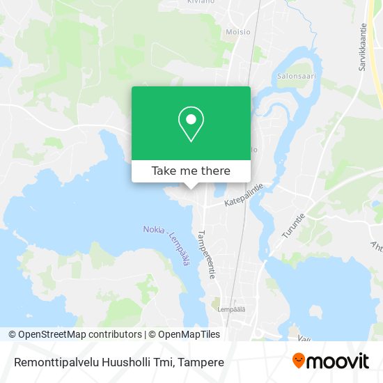 Remonttipalvelu Huusholli Tmi map