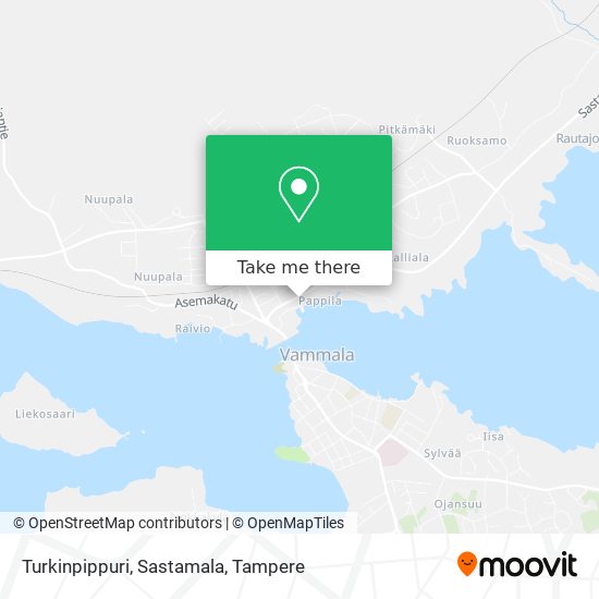 Turkinpippuri, Sastamala map