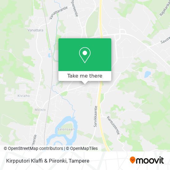 Kirpputori Klaffi & Piironki map