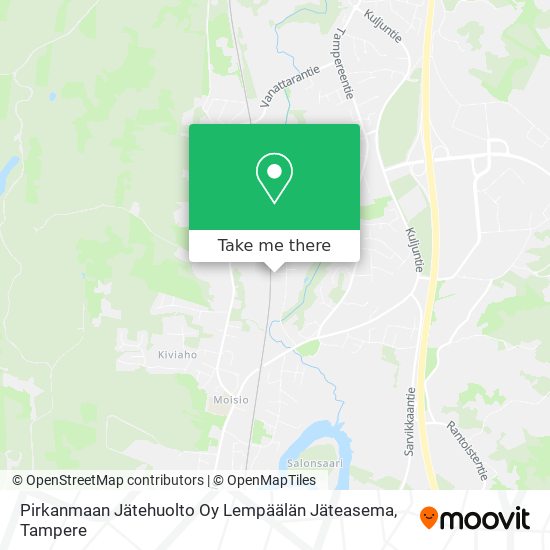 Pirkanmaan Jätehuolto Oy Lempäälän Jäteasema map
