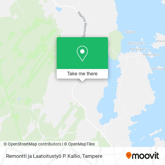 Remontti ja Laatoitustyö P. Kallio map