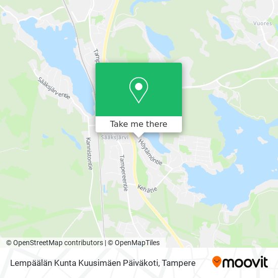 Lempäälän Kunta Kuusimäen Päiväkoti map