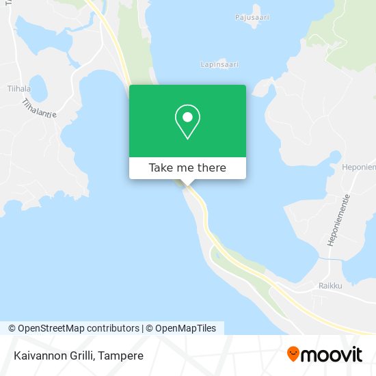 Kaivannon Grilli map