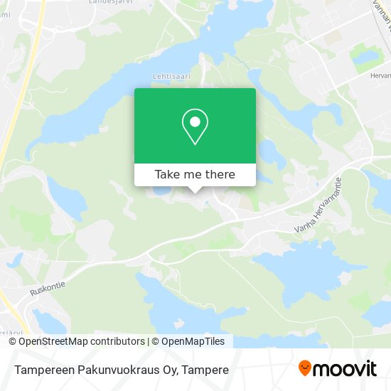 Tampereen Pakunvuokraus Oy map