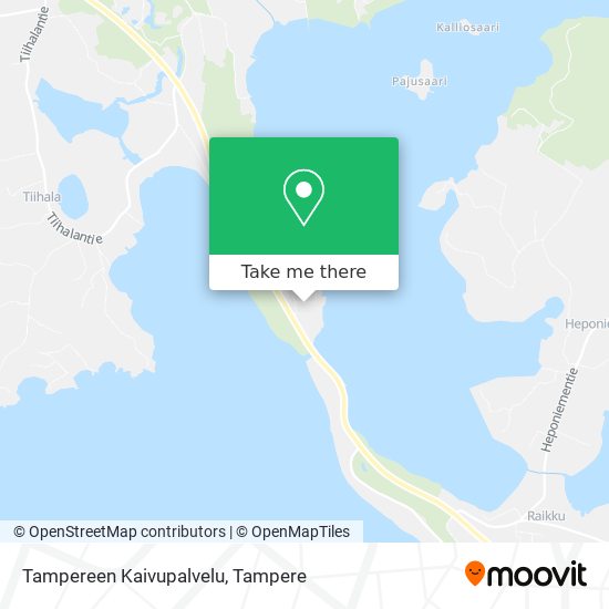 Tampereen Kaivupalvelu map