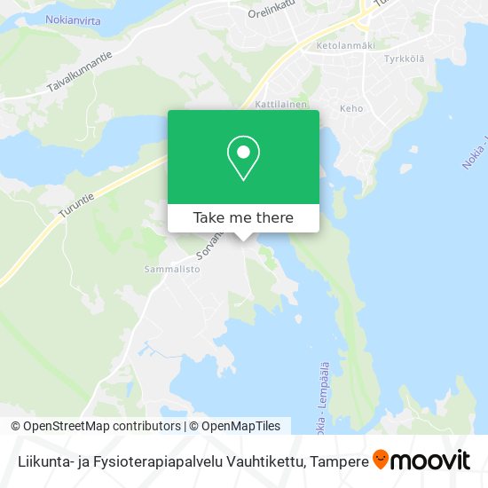 Liikunta- ja Fysioterapiapalvelu Vauhtikettu map