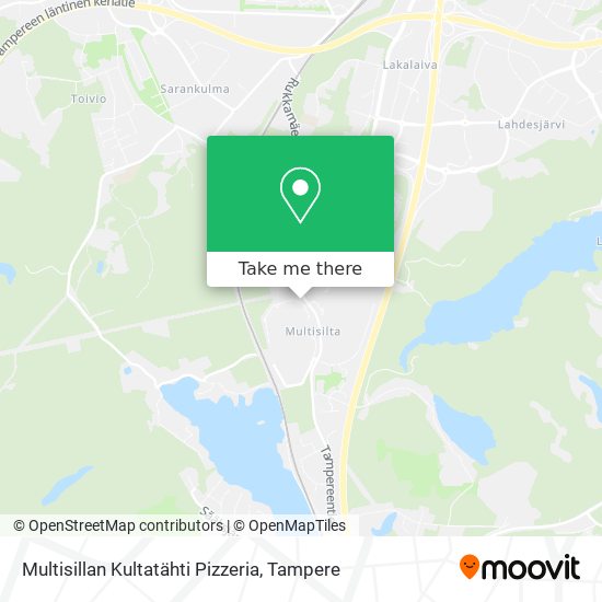 Multisillan Kultatähti Pizzeria map