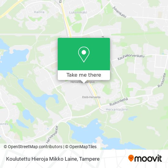Koulutettu Hieroja Mikko Laine map