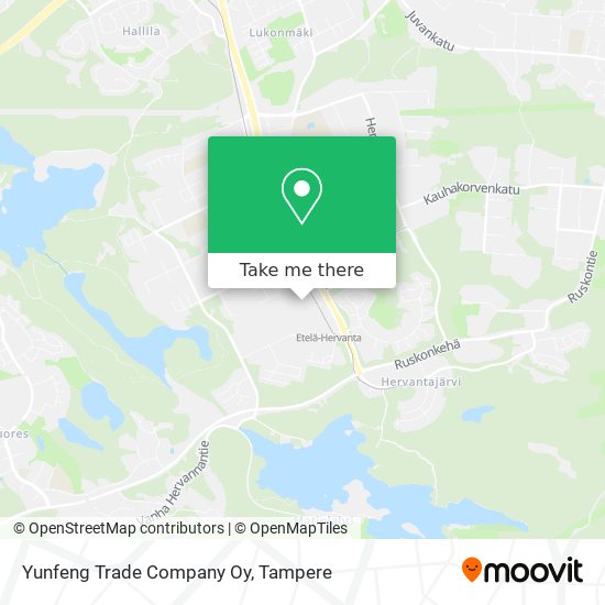 Yunfeng Trade Company Oy map