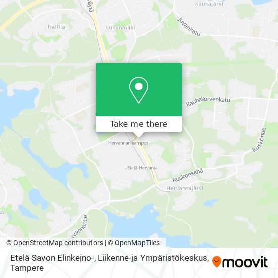 Etelä-Savon Elinkeino-, Liikenne-ja Ympäristökeskus map