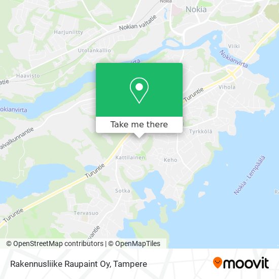Rakennusliike Raupaint Oy map