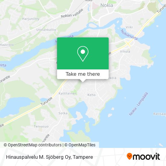 Hinauspalvelu M. Sjöberg Oy map