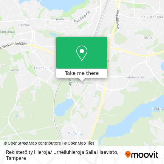 Rekisteröity Hieroja/ Urheiluhieroja Salla Haavisto map