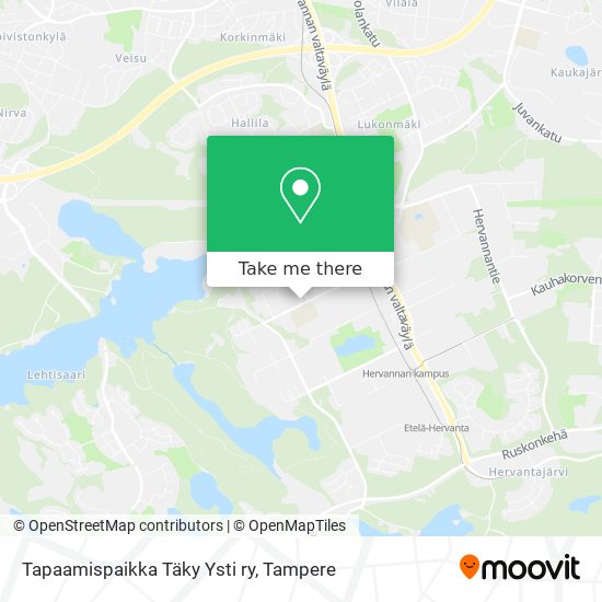 Tapaamispaikka Täky Ysti ry map