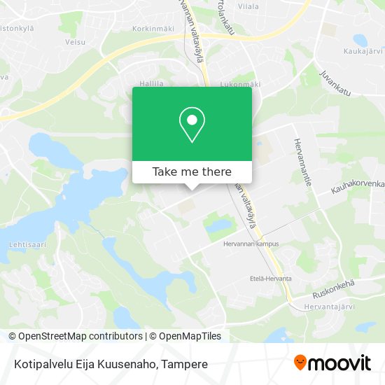 Kotipalvelu Eija Kuusenaho map