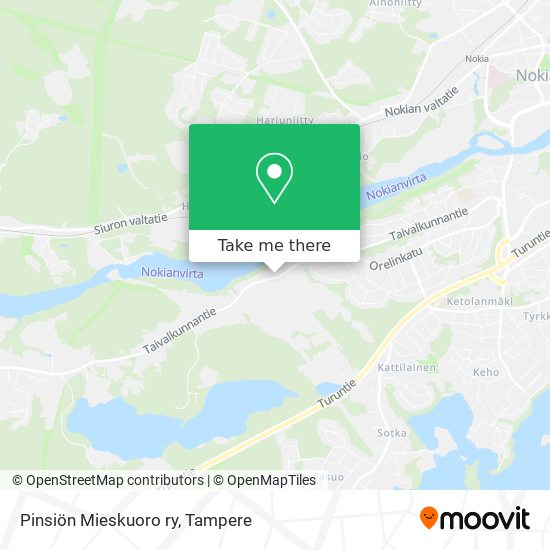 Pinsiön Mieskuoro ry map