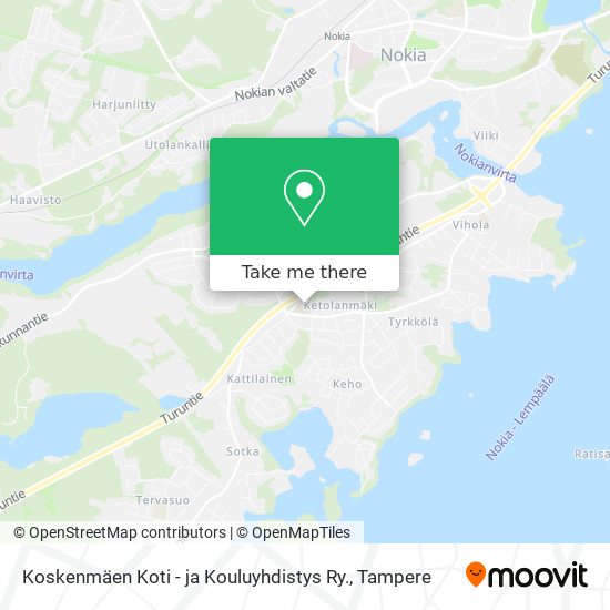 Koskenmäen Koti - ja Kouluyhdistys Ry. map