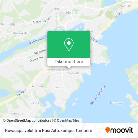 Kuvauspalvelut tmi Pasi Aittokumpu map