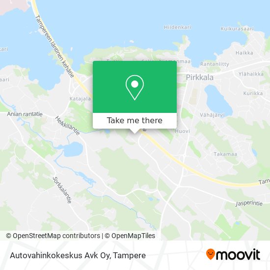 Autovahinkokeskus Avk Oy map