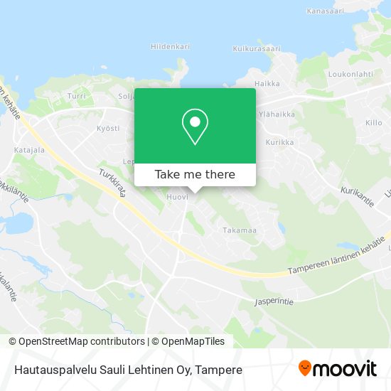 Hautauspalvelu Sauli Lehtinen Oy map