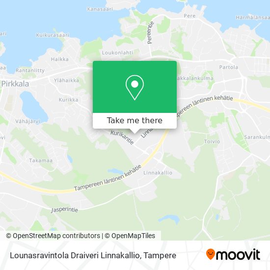 Lounasravintola Draiveri Linnakallio map