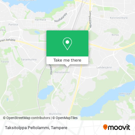 Taksitolppa Peltolammi map