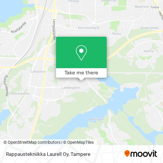 Rappaustekniikka Laurell Oy map