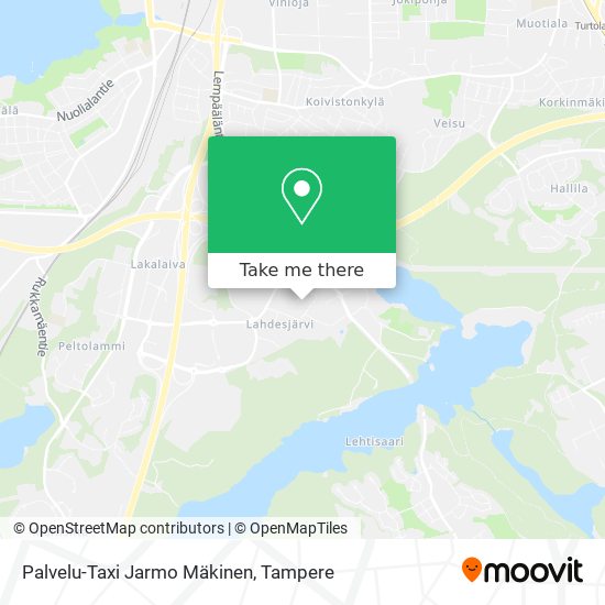 Palvelu-Taxi Jarmo Mäkinen map