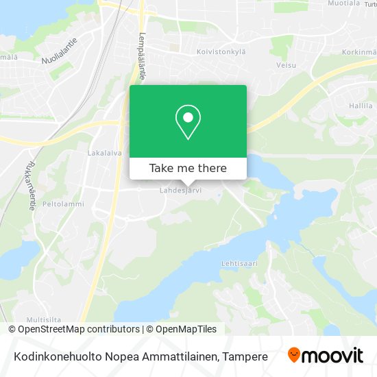 Kodinkonehuolto Nopea Ammattilainen map