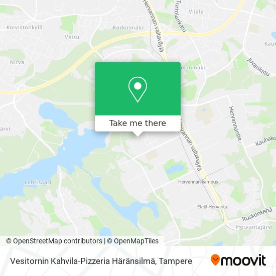 Vesitornin Kahvila-Pizzeria Häränsilmä map