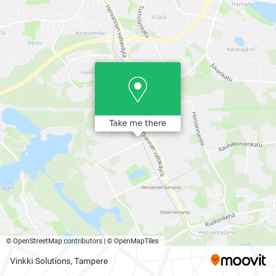 Vinkki Solutions map