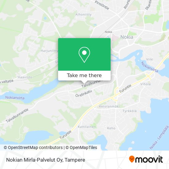 Nokian Mirla-Palvelut Oy map