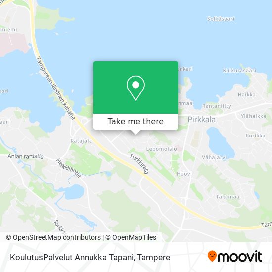 KoulutusPalvelut Annukka Tapani map