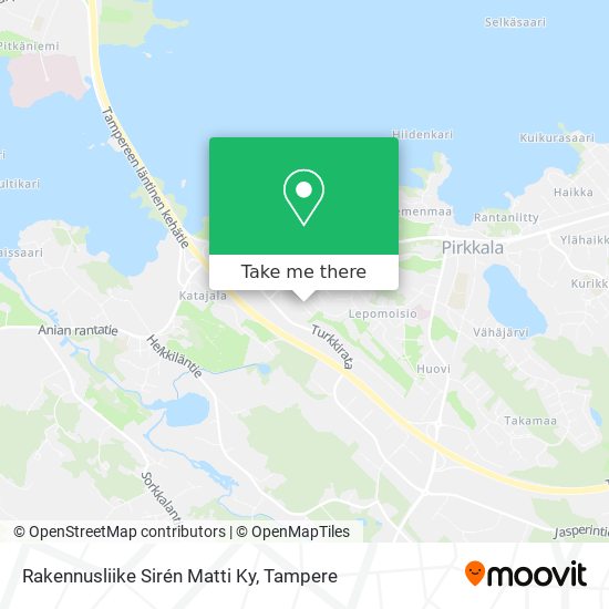 Rakennusliike Sirén Matti Ky map