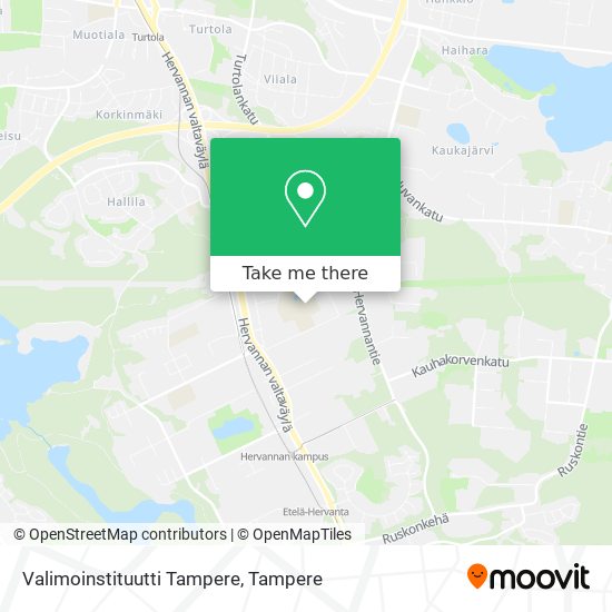 Valimoinstituutti Tampere map