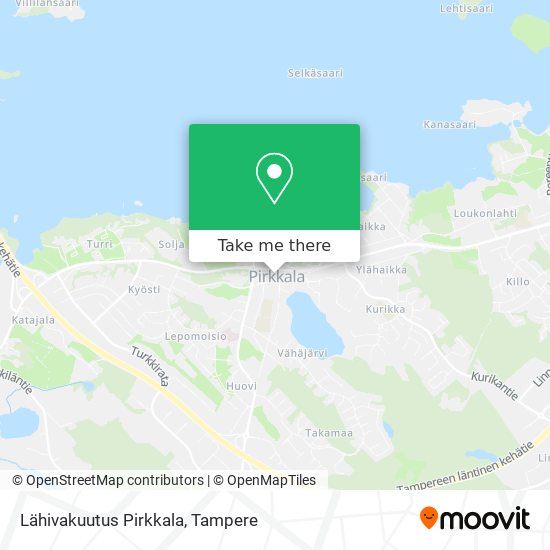 Lähivakuutus Pirkkala map