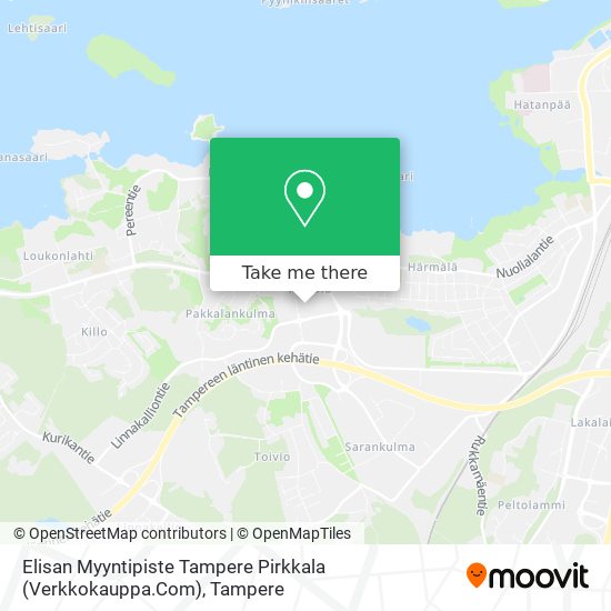 Elisan Myyntipiste Tampere Pirkkala (Verkkokauppa.Com) map